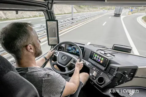 全新奔驰actros自动驾驶卡车揭开面纱