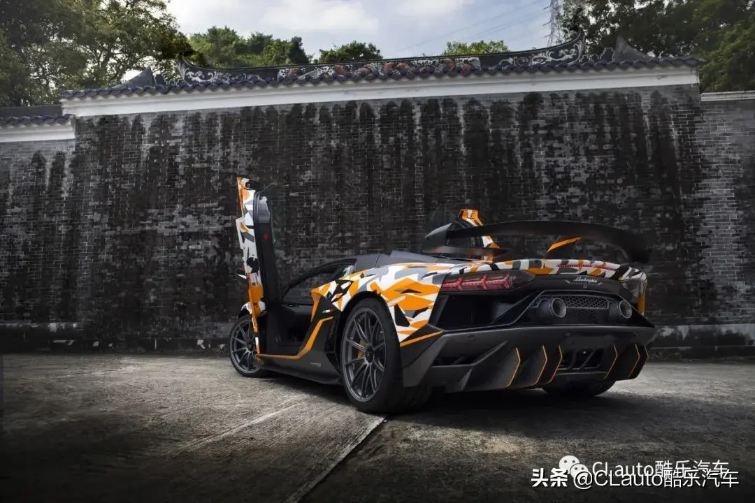 兰博基尼香港分部展出了非常特别的aventador(图片