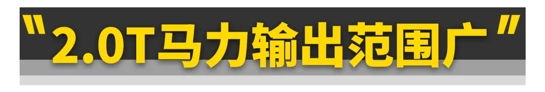 为什么10万～200万的车都在用2.0T发动机？插图