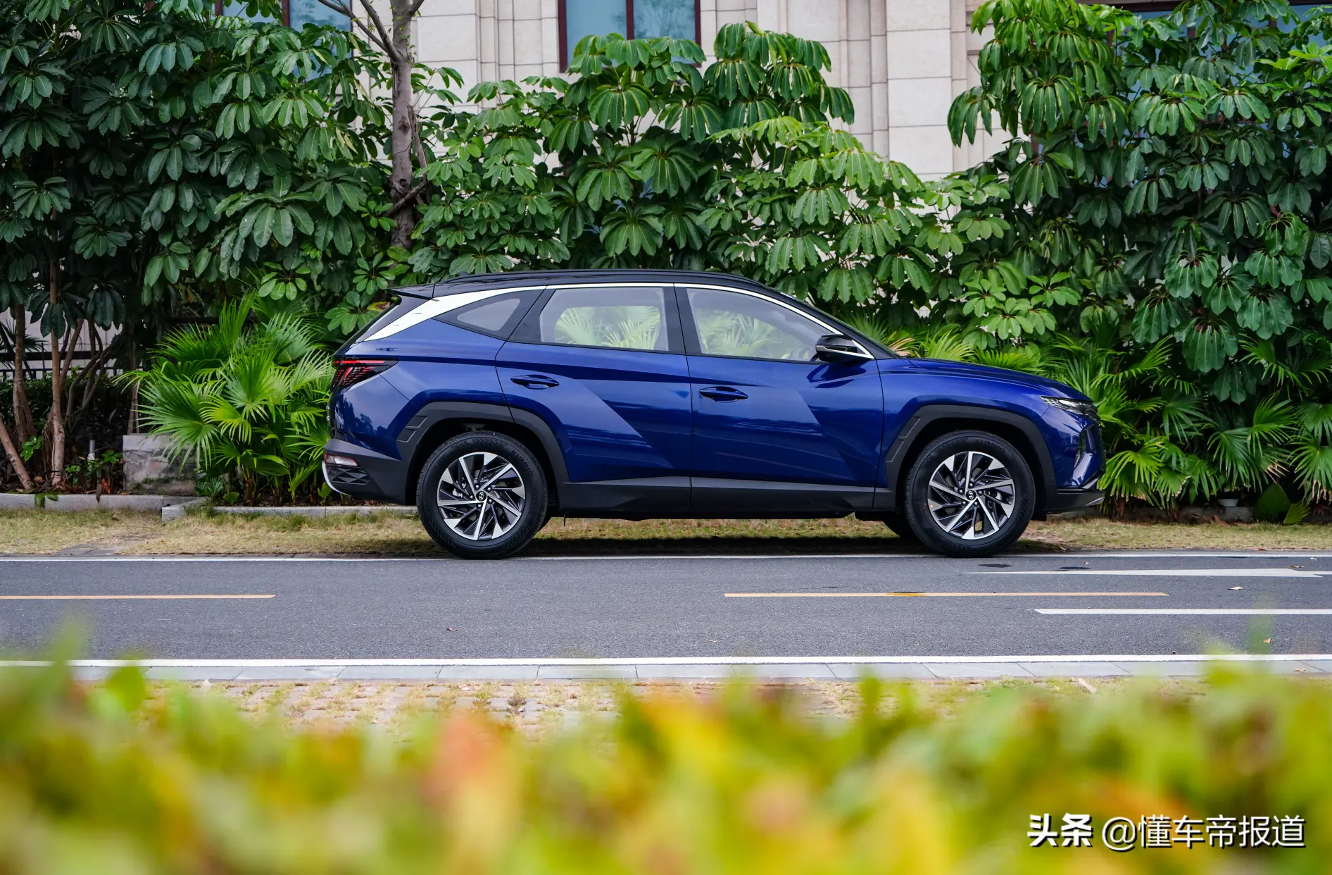 新车｜18.58万元起售，竞争RAV4荣放双擎！试驾北京现代途胜L混动插图5